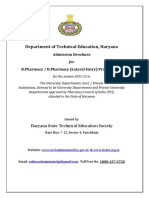 Draft B.pharmacy Prospectus 2022-23