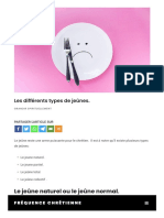 Les Différents Types de Jeûnes. - Fréquence Chrétienne - 1661310850919