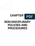 Non-Disciplinary Policies and Procedures