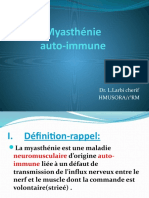 Myasthénie Auto-Immune: Dr. L.Larbi Cherif Hmusora/1°Rm