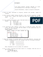 Problems For Algorithm Development