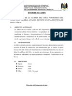 Informe de Campo Cementerio