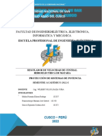 Informe de Regulacion de Velocidad de La Central Hidroelectrica de Matara