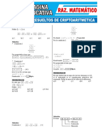 Ejercicios Resueltos de Criptoaritmetica Pagina Educativa