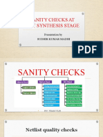 Netlist Quality Checks