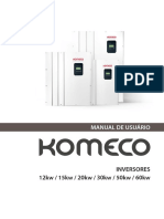 Manual Do Usuario Inversor 12kw 15kw 20kw 380v Trifasico