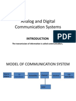 Analog and Digital Communication Systems: The Transmission of Information Is Called Communication