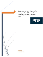 Managing People and Organisations