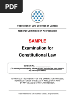 Sample Paper Constituition