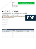 IC Sample Business Requirements Document Template 11238 WORD