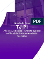 Simulado TJ-PI 2022 (Analista Judiciário Área Judiciária e Oficial de Justiça)