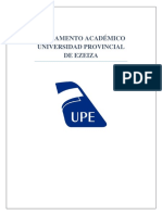 Reglamento Académico UPE 2020