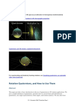 Unit2 Notes - Quaternions