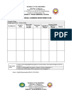 Individual Learning Monitoring Plan 1