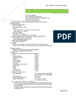 Sample General Structural Notes