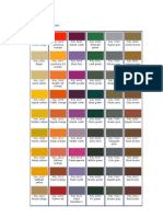 RAL Color Chart BS 4800