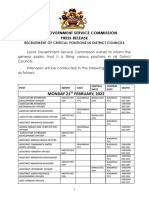 Press Release DRAFT Critical Positions