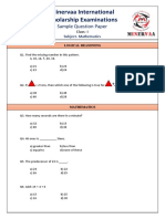 MISE Sample Paper