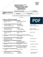 Examen Diagnostico 2o. Grado