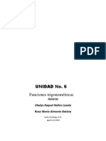 Unidad No. 6: Funciones Trigonométricas