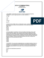 Lista Revisional Combinatria 2