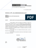 Oficio Mult #395-2022-Grm-Dre-Moquegua-Ugel Ilo - Agp Remito Directiva #2022-Grm-Dre-Moquegua - DGP