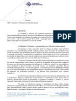 PBO - Produção Animal - Vitaminas e Minerais Na Nutriçao Animal