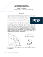 Waveguide Design Considerations in Annular Waveguide Slot Antennas (AWSA)