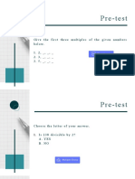 Divisibility - Rules 2,5,10 and 3,6,9