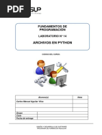 Lab 14 - Archivos en Python