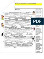 Exercise Past Tenses - Past Simple, Past Continuous and Past Perfect