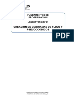 Lab 01 - Creación de Diagramas de Flujo y Pseudocódigos