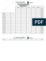 Formato de Horario Personal