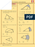 EJERCICIOS DE LONGITUD DE ARCO Y SECTOR CIRCULAR 2da Clase