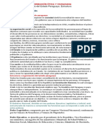 Funcionamiento Del Estado Paraguayo. Estructura