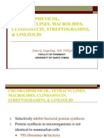 44 Chloramphenicol Tetracyclines Macrolides Clindamycin