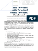 Globalization Module Terrorism