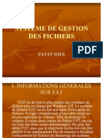 SYSTÈME DE GESTION DES FICHIERS (Exposé)