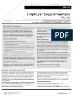 Inz 1113 Employer Supplementary Form