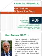 Albert Bandura - Teoría Del Aprendizaje Social