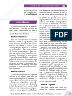 Familias de Mamiferos Terrestres de La Gran Senda de Malaga y Provincia