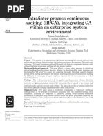 #04 Intra Inter Process Continuous Auditing (IIPCA), Integrating CA Within An Enterprise System Environment