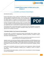 M2 - O Estudante Adulto e Seu Processo de Aprendizagem