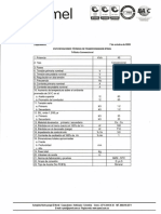 Datos Trasnformador 45 Kva