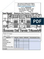 Examen 4 To Grado 3 Er Trimestre