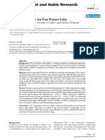 Normative Values For The Foot Posture