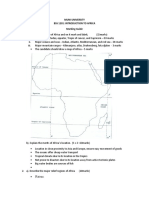 BSS1201 - Africa Marking Guide