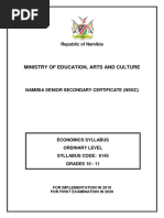 NSSCO Economics Syllabus