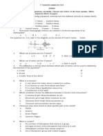 1st Quarter Summative Test