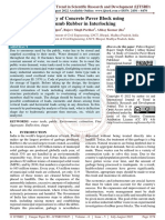 A Study of Concrete Paver Block Using Crumb Rubber in Interlocking